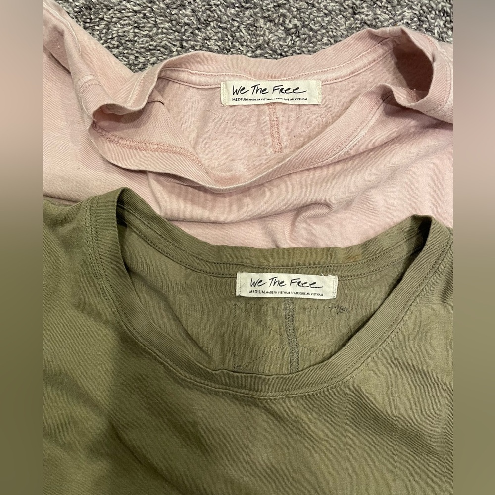We the Free Nina Tee- two pack! Size M